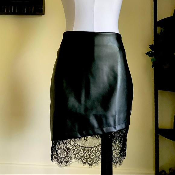 SHEIN Dresses & Skirts - High waist Pleather skirt